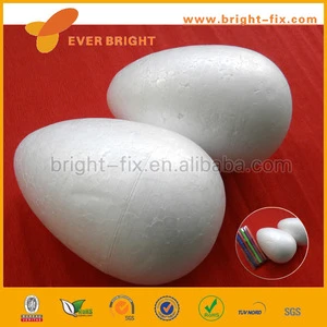Egg Shaped White Foam Balls for Crafts, Foam Ball for School Projects, White Foam