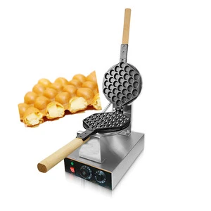 Electric Commercial Hong Kong Egg Waffle Maker/ Aberdeen Egg Machine with ice cream with Cheap Price