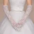 Import Elegant lace white pearl embroidery bridal wedding gloves from China