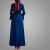 Import Elegant Maxi Party Muslim Dress High Quality Dark Blue Islamic Clothing Beautiful Beaded And Layers Dubai Abaya Nice Jilbab from China