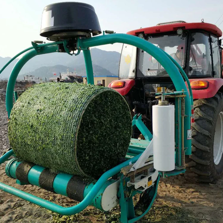 Ensilage grass silage wrapper rolling machine alfalfa hay baler wrapping machine prices
