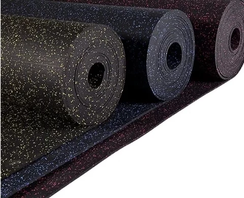EPDM Sports Gym Interlocking Rubber Mat Tiles /Fitness Rubber Flooring Rolls