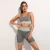 Import Europe America Yoga Suit Summer Seamless High Waist Lift Butt Outdoor Running Sweat Absorption Breathable Yoga Sports Suit from China