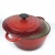 Import europe hot sale enamel cast iron stew pot cookware/pink round 22cm enamel cast iron casserole from China