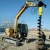 Import Excavator hydraulic earth auger drilling machines from China