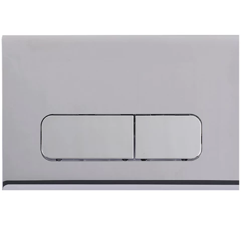 Exceptional square chrome plastic dual flush toilet button wall concealed cistern WC flush plate for Sigmageberit cistern