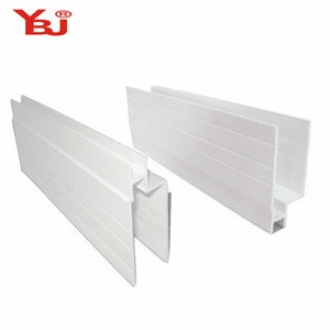 Extrusion PVC profile  building material for plastic framework