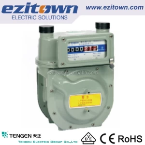 Ezitown motorized vacuum residual current household diaphragm type fuel gas meter