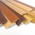 Import factory cheap price wooden grain transfer film aluminium alloy curtain wall profile from China