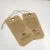 Factory customize high grade cheap paper hang tag with your own logo for garment