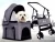 Import Factory Delivery 2020 New Pet Product Dog Cart Pet Cart Foldable and Lightweight Dog Suitable for Small and Medium Sized Dogs from China