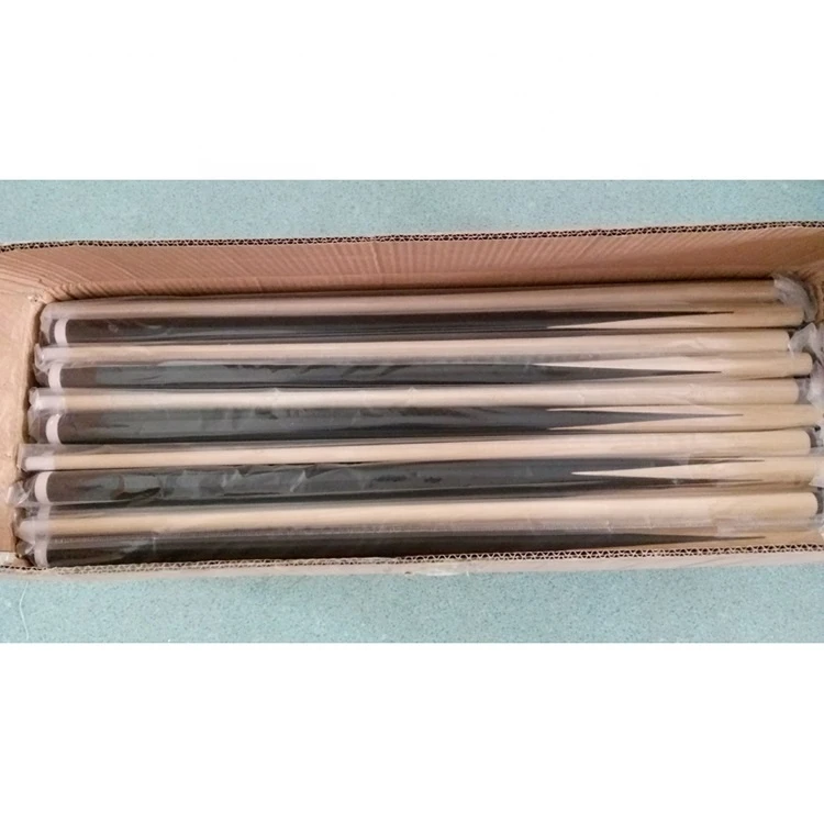 Factory Direct Sale Cheap Price 1/2 Style white wood cue  pool cue billiard table accessories pool table parts