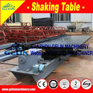 Factory direct selling high efficiency mining gold separator shaking table