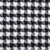 Factory direct selling high quality black and white woven wool fabric fiber