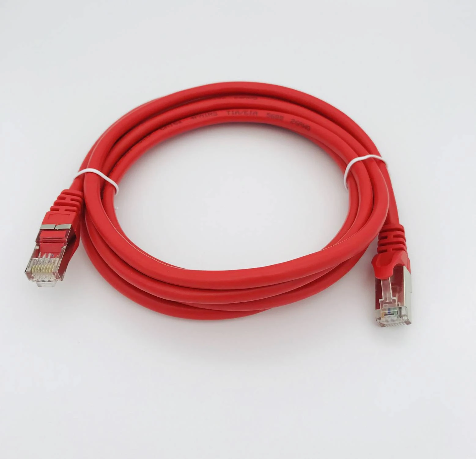 Factory Direct Supply PVC or LSZH Jacket 600Mhz 10G/s Cat6  SSTP Patch Cord Ethernet Network Cable