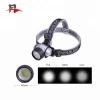 Factory Hot Sale High Quality Waterproof Adjustable 3W COB Outdoor Camping Working Battery Head Light Led headlamp