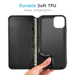Factory Hot Selling Mobile Phone Bag & Cases Wallet For Iphone 12  Flip Cell Cover Accessories Pu Leather Protective Bag Luxury