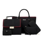 Factory Original Quality Makeup Brush Matching Shoes and Ladies Bag Set Leather