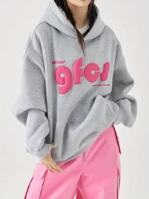 Factory price direct supply custom mens hooded sweatshirt 100% cotton oversized design fluffy foam hooded sweatshirt