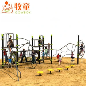 Factory sale outdoor playground climbing Wall plastic LLDPE climbing structure