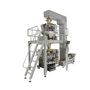 Factory sale Small 2 Head Linear digital weigher nuts packaging machinery with weigher VFFS