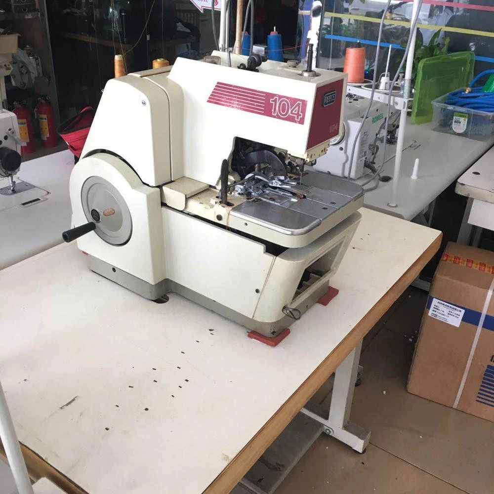 Factory sale used REECE 104 eyelet button hole sewing machine with good quality