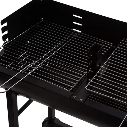Factory Supply Garden Camping Charcoal Trolley Metal Barbecue Grills Portable Charcoal Outdoor Smokeless Commercial Bbq Grill