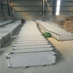 Factory supply Granite curbstone flamed surface for municipal road project