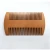 Import Factory wholesale Amazon hot sale OEM simple design home use pocket natural wood black mens beard hair comb with logo from China