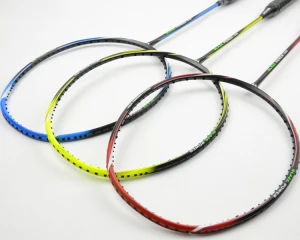 Factory Wholesale Battledore Cheap Price  Light Weight Racquet carbon fiber lighted badminton