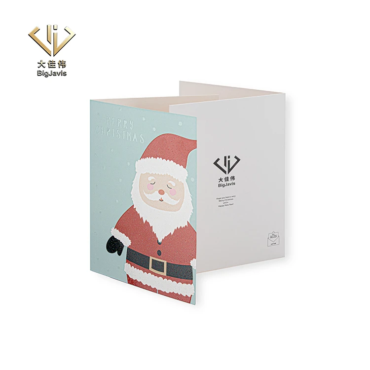 Factory Wholesale Custom Logo Printed Paper Greeting Cards Christmas Festival Thanks Giving Birthday Gift Card Recycled Kraft