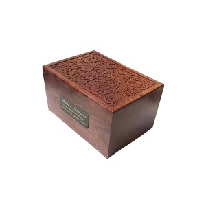 Factory Wholesale Wooden Urns for Ashes Urne Funeraire Pour Chien Caskets Coffins Urn