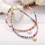 Import Fashion Creative Bohemian Color Beaded Alloy Scallop Pendant Anklet 1815 from China