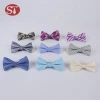 Fashion garment accessory promotional jacquard wool bow tie bowtie
