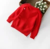 fashion girls red baby cotton cardigan sweater wholesale