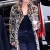 Import Fashion OEM winter outerwear plus size women long leopard print faux fur jacket coat from China