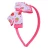 Import Fashion Solid Grosgrain Ribbon Hair Bow Girls Plastic Hairbands from China