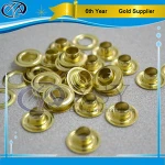 Fashion wholesale metal/brass eyelet for bags/shoes/garment/curtain/shirts/pants/clothing