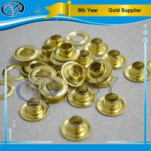 Fashion wholesale metal/brass eyelet for bags/shoes/garment/curtain/shirts/pants/clothing
