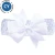 Import Fashionable grosgrain ribbon forked tail bow with elastic band  , wholesale solid color hair accessories ribbon bow for kids from China