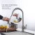 Import Faucet Single Handle Kitchen Sink Mixer Tap with Pull Down Sprayer  Pull Down Stainless Steel Kitchen Faucets from China