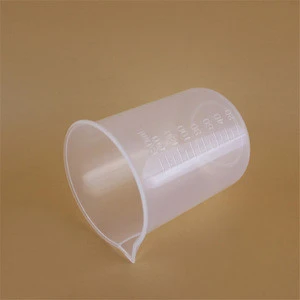 FDA Approval 30ml 50ml 100ml 150ml 200ml 300ml 500ml 1000ml PP Plastic Beaker Measuring Cups