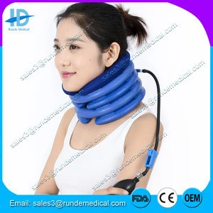 FDA CE Approved Rubber Neck Traction Device neck stretcher From Runde Medical