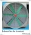 Import Fiberglass poultry exhaust fan for broiler house with FRP blade from China