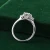 Import Fine Jewelry Simple Hot Sale Rings 14K White Gold 1.5 Carat Oval Moissanite Diamond Rings Wedding Rings Women Gifts from China