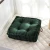 Import Floor Cushion Square Pouf Velvet Tufted with Scalloped Edge Design Bench/Chair Cushion 18x18 Floor seating cushions from China