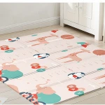 Foldable cartoon baby play mat xpe puzzle children's mat