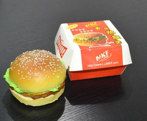 Food Grade Cardboard Box for restaurant fastfood/Hamburger/Pies/Sushi