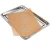 Import Foodgrade Percuted Unbleached Nature Brown 100 Gsm Unbleached Parchment Paper Baking Sheets from China