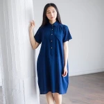 Foshan maternity clothing manufacturers long sleeve casual loose pregnant women dresses 2017